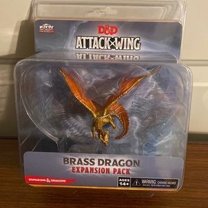 D&D NWOT Attack Wing Brass Dragon Expansion Pack